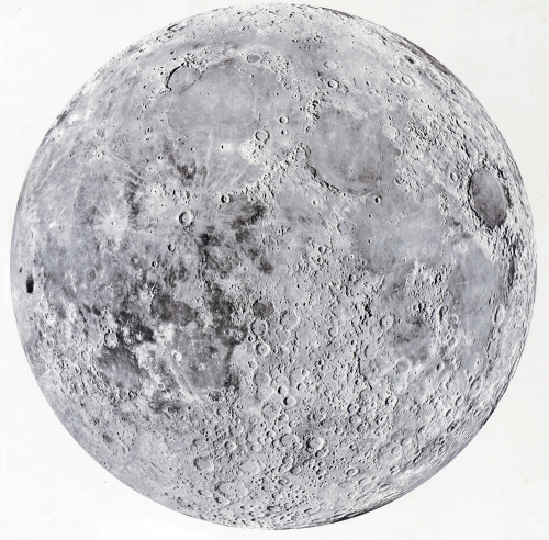 Map Of The Surface Of Earth'S Moon From 1966 Remote Sensing. History - Item # VAREVCHISL001EC138