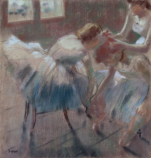 Three Dancers Preparing For Class Fine Art - Item # VAREVCHISL044EC524