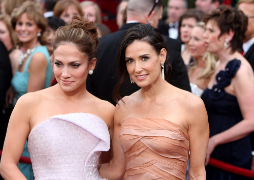 Jennifer Lopez, Demi Moore At Arrivals For 82Nd Annual Academy Awards Oscars Ceremony - Arrivals, The Kodak Theatre, Los Angeles, Ca March 7, 2010. Photo By Emilio FloresEverett Collection - Item # VAREVC1007MRHII098