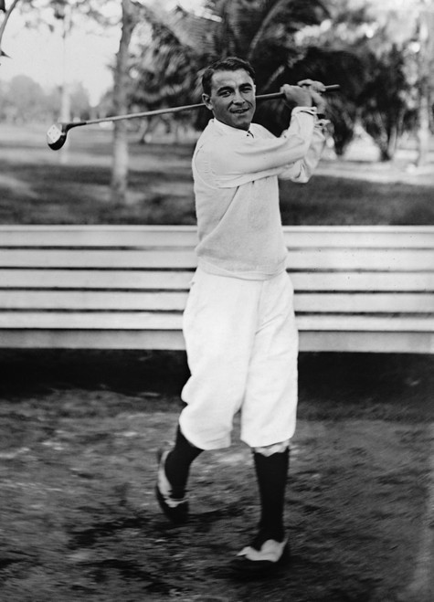 American Professional Golfer Gene Sarazen Playing In Miami History - Item # VAREVCHISL041EC110