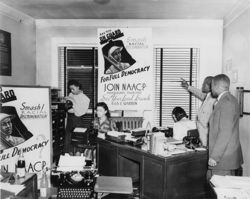 Interior View Of Naacp Branch Office In Detroit History - Item # VAREVCHISL011EC207