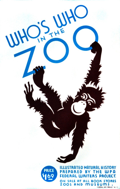 Poster Advertising Wpa Federal Writers' Project Illustrated Guide To Natural History History - Item # VAREVCHCDLCGBEC356