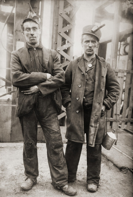 Two Miners Leaving Entrance Of Coal Mine Near Scranton History - Item # VAREVCHISL021EC077
