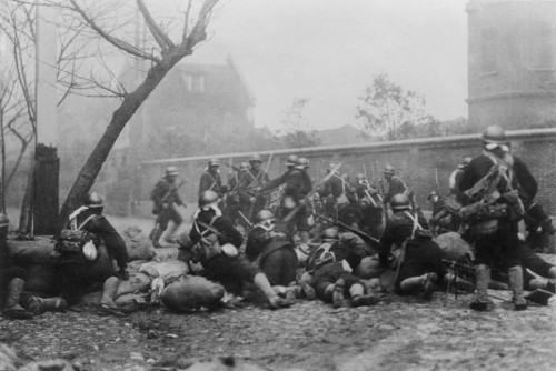 Japanese Marines On North Of Soochow Creek History - Item # VAREVCHISL037EC484