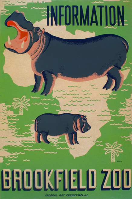 Poster For The Brookfield Zoo History - Item # VAREVCHCDLCGBEC357