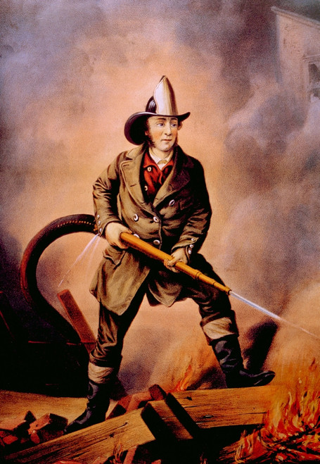 The American Fireman Facing The Enemy History - Item # VAREVCH4DFIREEC001