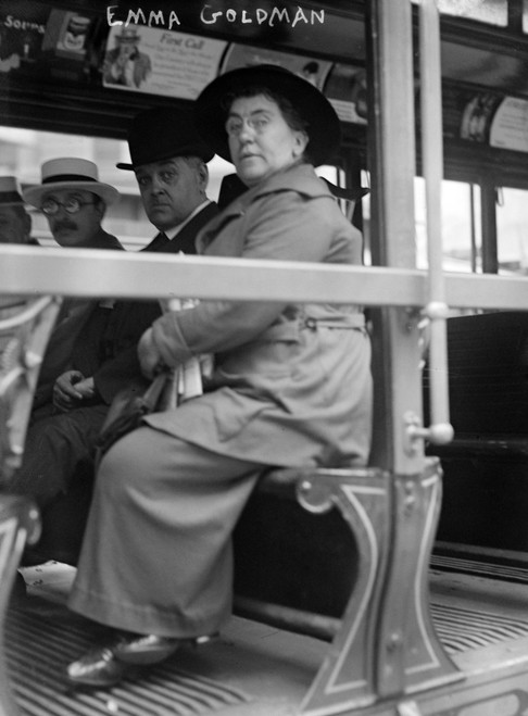 Emma Goldman And Alexander Berkman On A Streetcar In San Francisco. Anarchists And Radical Revolutionaries History - Item # VAREVCHCDLCGBEC305 Emma Goldman And Alexander Berkman On A Streetcar In San Francisco. Anarchists And Radical Revolutionaries History - Item # VAREVCHCDLCGBEC305
