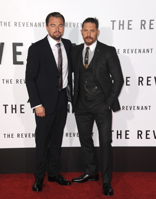 Leonardo Dicaprio, Tom Hardy At Arrivals For The Revenant World Premiere, Tcl Chinese 6 Theatres, Los Angeles, Ca December 16, 2015. Photo By Dee CerconeEverett Collection Celebrity - Item # VAREVC1516D03DX060