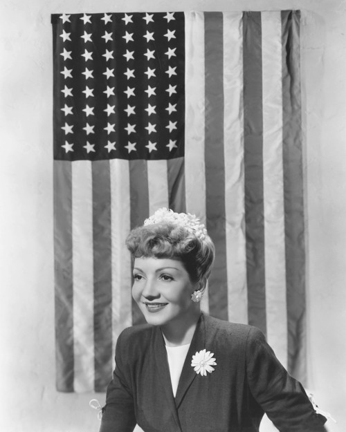 Claudette Colbert Portrait - Item # VAREVCPBDCLCOEC141