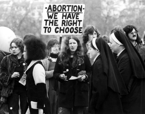Anti-Abortion Rally And Counter-Rally In Hyde Park History - Item # VAREVCHBDABORCS001