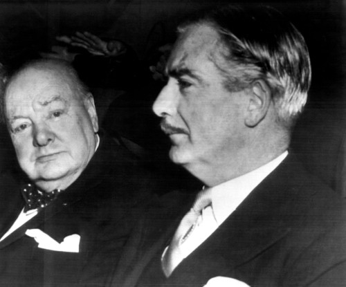 Winston Churchill And British Prime Minister Anthony Eden. Ca.1952. Courtesy Csu ArchivesEverett Collection History - Item # VAREVCPBDWICHCS013