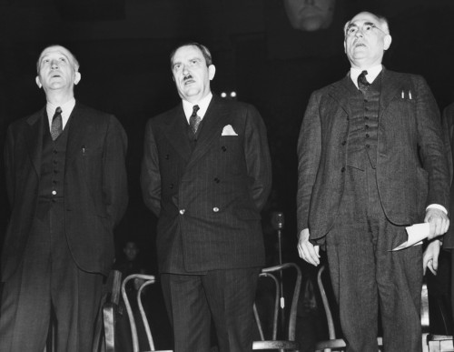 Communist Party Of Usa Leadership In 1940 L-R Benjamin Foster History - Item # VAREVCCSUB001CS465 Communist Party Of Usa Leadership In 1940 L-R Benjamin Foster History - Item # VAREVCCSUB001CS465