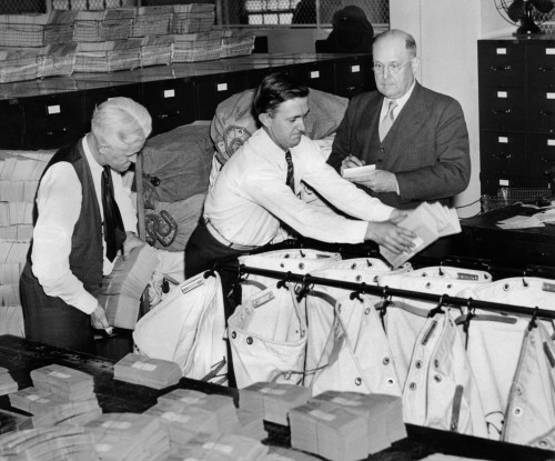 The First Social Security Checks Are Mailed. Guy Allen History - Item # VAREVCCSUA000CS893