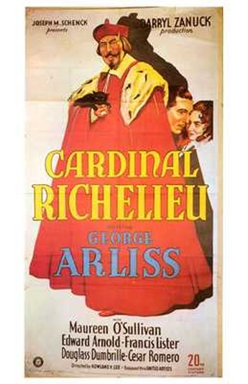 Cardinal Richelieu Movie Poster (11 x 17) - Item # MOV241673
