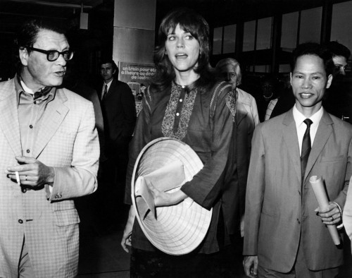 Jane Fonda Arriving In Paris After Trip To North Vietnam Greeted By Vu Van Xung Of North Vietnam Legation History - Item # VAREVCPBDJAFOEC011