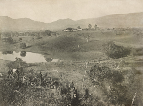 Soldiers Below The Field On Which The Battle Of San Juan Hill Was Fought On July 1 History - Item # VAREVCHISL045EC444