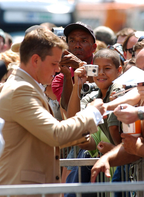 Matt Damon At The Induction Ceremony For Star On The Hollywood Walk Of Fame For Matt Damon, Hollywood Boulevard, Los Angeles, Ca, July 25, 2007. Photo By Michael GermanaEverett Collection Celebrity - Item # VAREVC0725JLBGM002