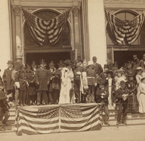 President Theodore And First Lady Edith Roosevelt And Others Reviewing A Parade In Charleston History - Item # VAREVCHISL043EC862