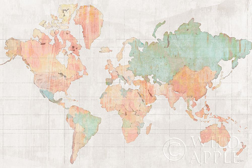 Across The World V5 Poster Print by Sue Schlabach - Item # VARPDX38258