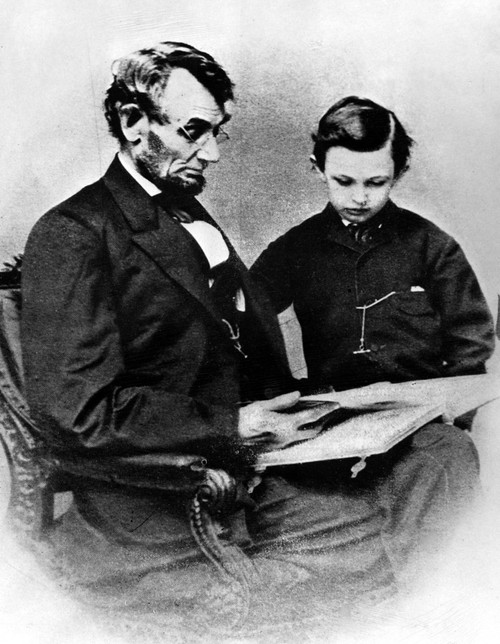 President Abraham Lincoln And Son William Wallace Lincoln History - Item # VAREVCPBDABLICS001