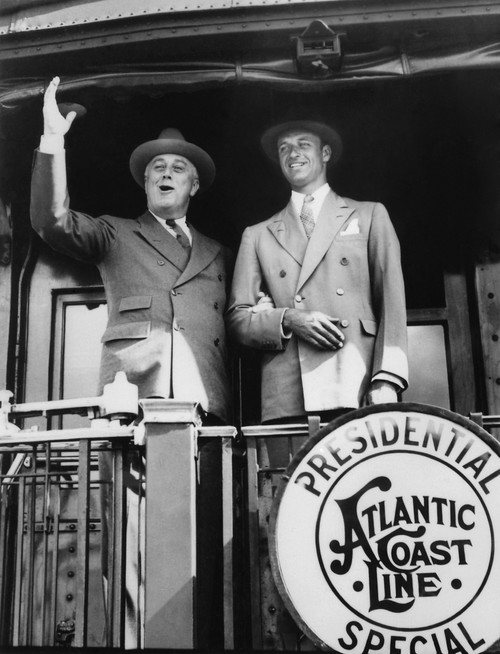 President Franklin Roosevelt With Son James History - Item # VAREVCHISL035EC150