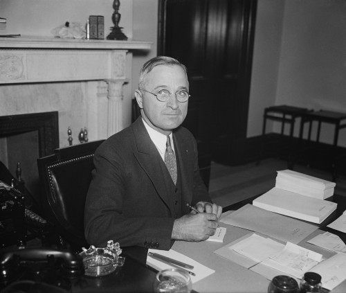 Senator Harry Truman In 1934 Or 1935. The Wheeler-Truman Transportation Act Of 1940 History - Item # VAREVCHISL038EC859