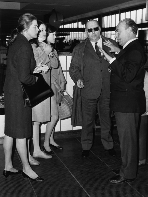 Ingrid Bergman And Her Ex-Husband Italian Film Director Roberto Rossellini At Rome Airport. April 5 History - Item # VAREVCCSUB001CS327