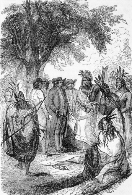 William Penn'S Treaty With The Indians Founding The Colony Of Pennsylvania History - Item # VAREVCP4DWIPEEC003