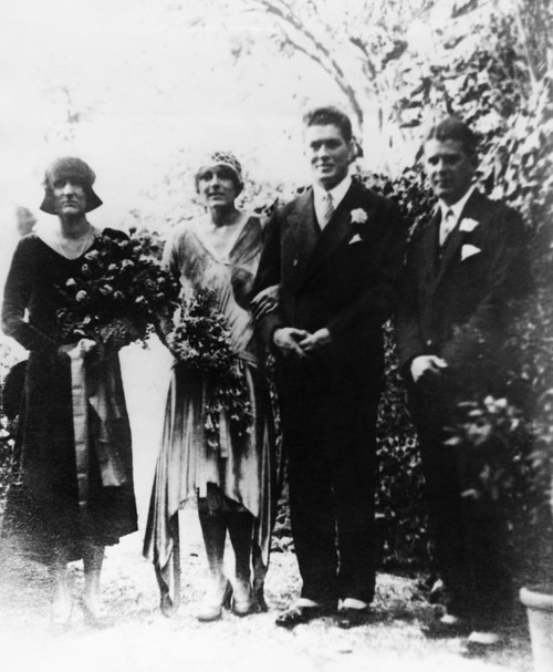Gene Tunney And Wife Polly Lauder Tunney On Their Wedding Day At The Hotel Russie History - Item # VAREVCCSUB001CS067