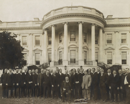 President Theodore Roosevelt With His Tennis Cabinet History - Item # VAREVCHISL044EC719