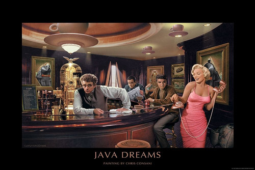 Java Dreams W Border Poster Print by Chris Consani - Item # VARPDXCON06VB