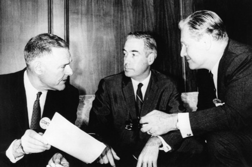 Strategy Session To Secure The Republican Presidential Nomination For Pennsylvania Governor William Scranton. Left Henry Cabot Lodge History - Item # VAREVCPBDNEROEC024