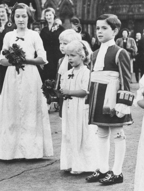 Arabella Churchill Stands With Other Wedding Attendants At St. Margaret'S Church. London History - Item # VAREVCCSUB001CS819