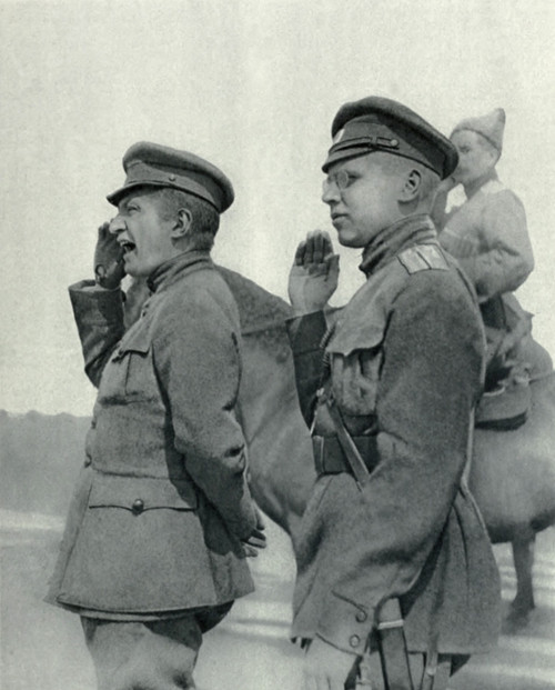 Alexander Kerensky Speaking To Russian Soldiers At The Front. 1917. As The Revolutionary Provisional Government'S Minister Of War History - Item # VAREVCHISL035EC123