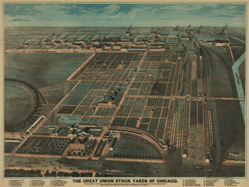 The Great Union Stock Yards Of Chicago Incorporated Space For Over 200 History - Item # VAREVCHISL021EC162