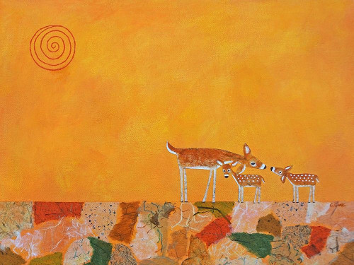 Fawns At Dawn Poster Print by Casey Craig - Item # VARPDXC1186D