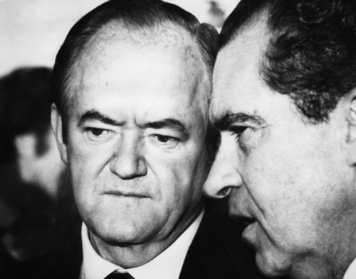 1969 Us Presidency. Vice President Hubert Humphrey And President Richard Nixon History - Item # VAREVCPBDRINIEC026
