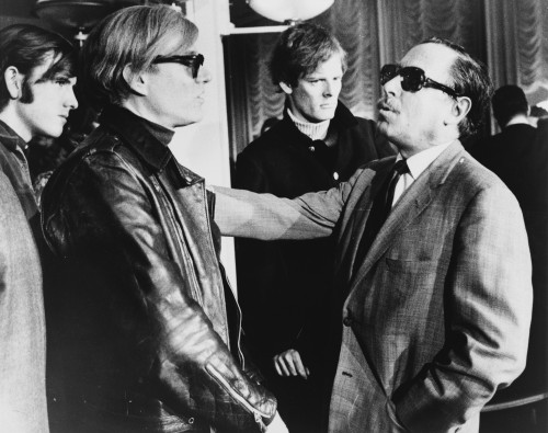 Andy Warhol And Tennessee Williams Talking On The S.S. France History - Item # VAREVCHISL003EC254