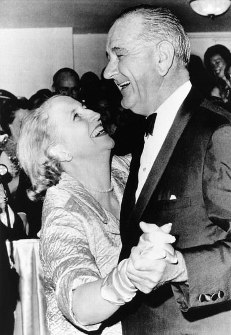 Margaret Truman Daniel Dances With President Johnson At The Inaugural Ball At The Mayflower Hotel. She Was The Only Daughter Of Former President Harry Truman. Jan. 20 History - Item # VAREVCCSUB001CS247