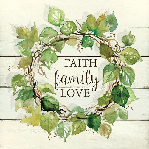 Faith, Family, Poster Print by Carol Robinson - Item # VARPDX19067
