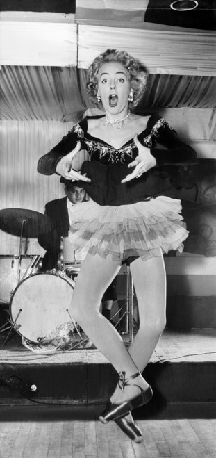 Christine Jorgensen In One Of Her Acts At The Caf_ Society Club In Greenwich Village History - Item # VAREVCCSUB001CS173