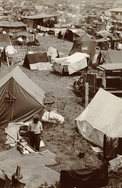 Encampment Built By Veterans Of The Bonus Expeditionary Force In Washington History - Item # VAREVCHISL008EC156
