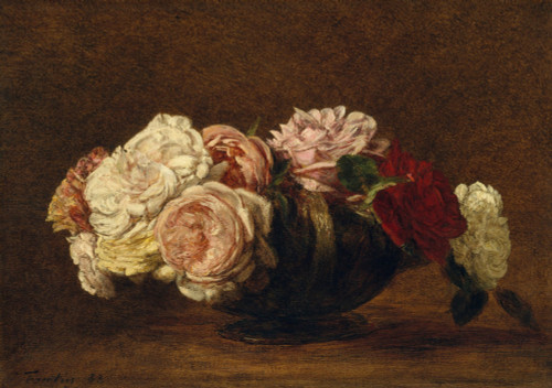 Roses In A Bowl Fine Art - Item # VAREVCHISL044EC575