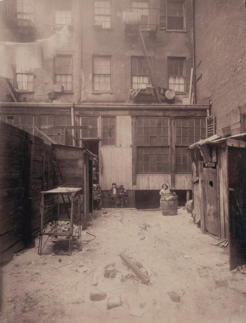Rear View Of A New York City Tenement History - Item # VAREVCHCDLCGBEC973