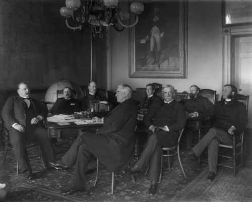 President Grover Cleveland And His Cabinet History - Item # VAREVCHISL045EC953