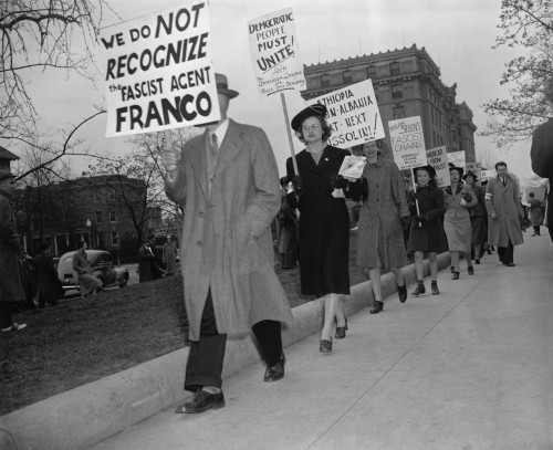Italian Embassy Picketed By Peace-Democracy Group History - Item # VAREVCHISL036EC065