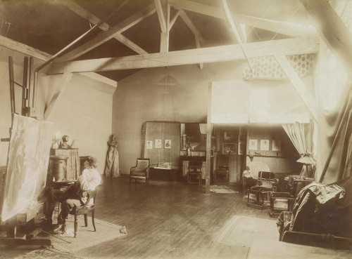 Henry Ossawa Tanner In His Studio In Paris History - Item # VAREVCHISL042EC933