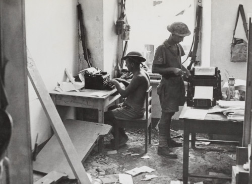 In Their Bomb Damaged Office History - Item # VAREVCHISL036EC620