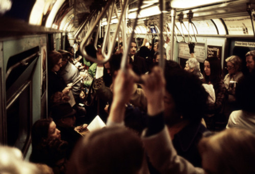 1970S America. Passengers On A Subway Car History - Item # VAREVCHCDARNAEC028
