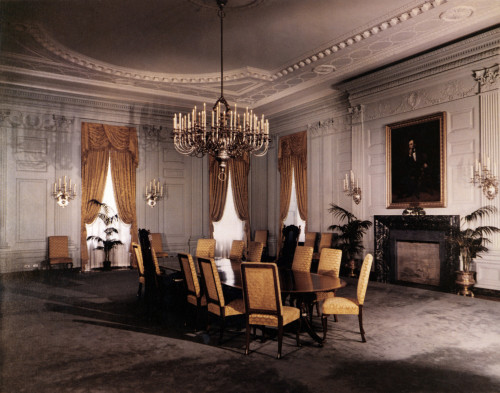 Renovation Of The Executive Mansion During The Truman Administration. White House State Dining Room History - Item # VAREVCHISL038EC676